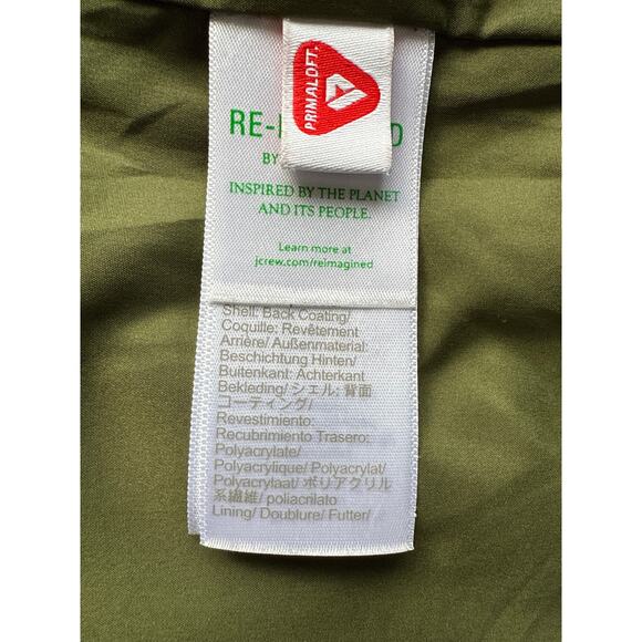 J.Crew Sz L Re-Imagined Signature Cocoon Quilted Puffer Jacket Black | EUC - Picture 6 of 9